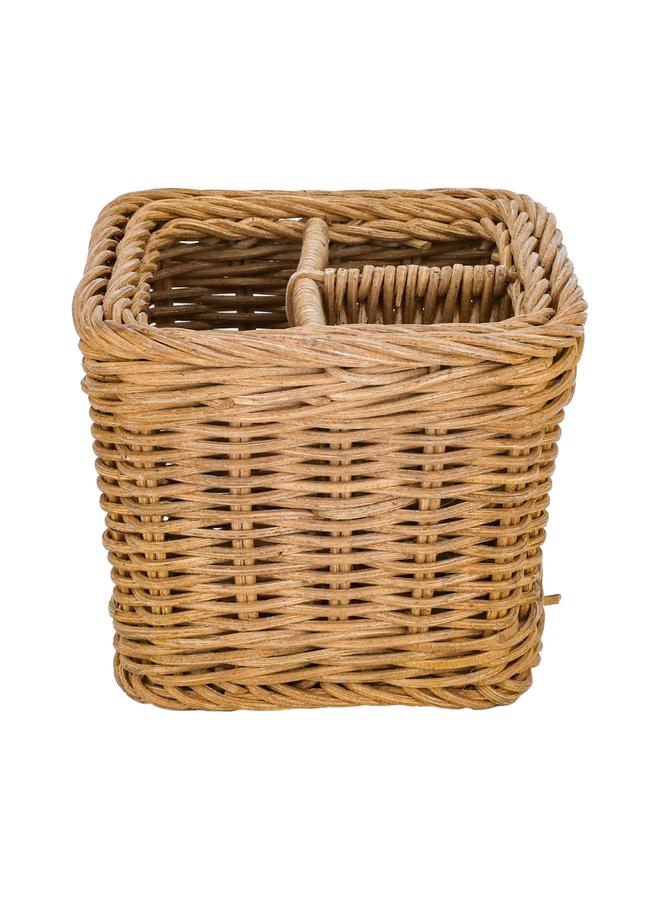 السيف  سلة تقديم مربعة من الخيزران مكونة من 3 أقسام و15 - Image 1