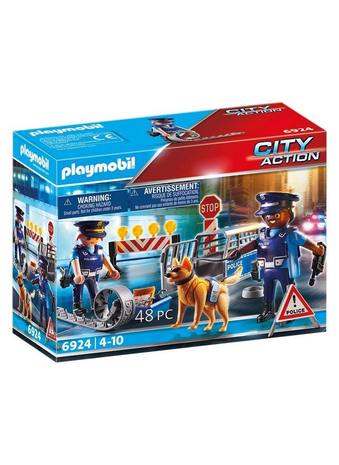 Playmobil حاجز الطريق الشرطي  - Image 1