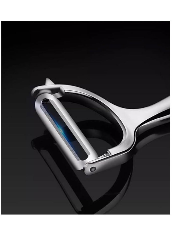 Potato Peeler Y Shape Vegetable Peeler, Kitchen Premium Ultra Sharp Fruit Peeler with Stainless Steel Sharp Blade for Carrots, Potatoes, Oranges, Citrus  - Image 2