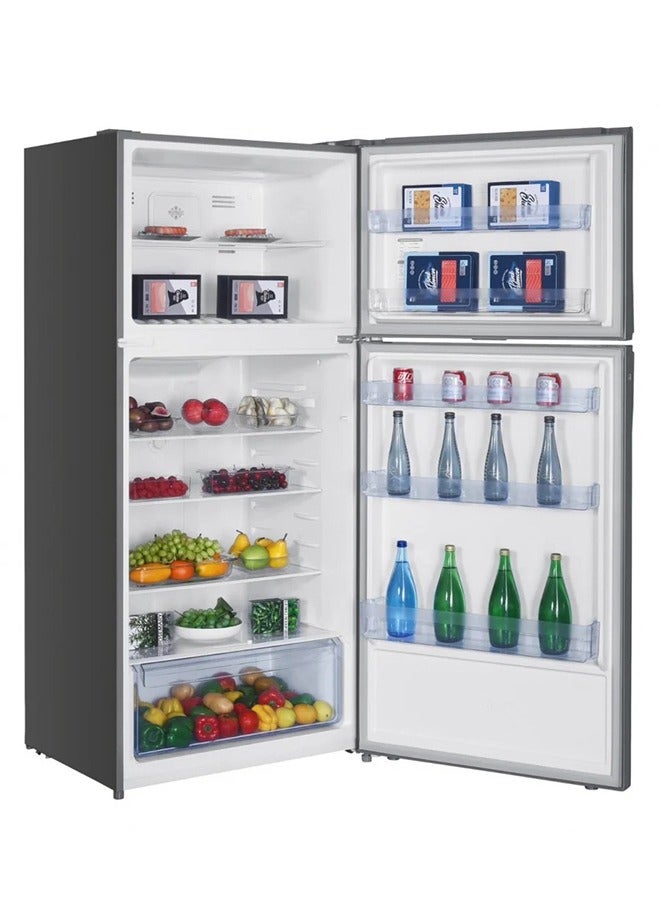 جنرال لاينز ثلاجة 22.4 قدم - 635 لتر - ضمان 7 سنوات على الكمبروسر - ستيل - بخار - GLR635NF - Image 2