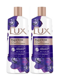 Lux Lux Pack Of 2 Perfumed Body Wash Magical Orchid For 24 Hours Long Lasting Fragrance 500ml  - Image 1