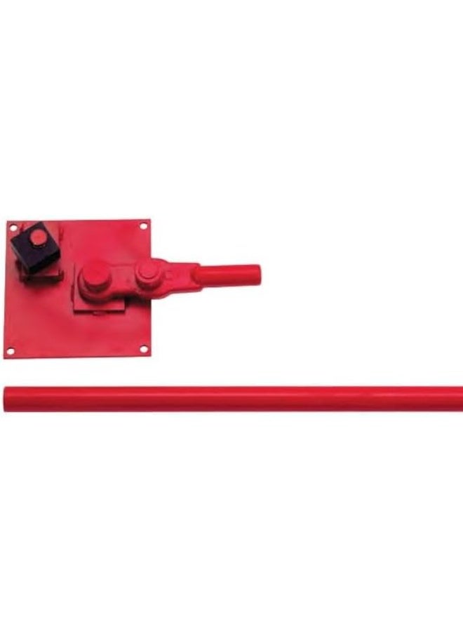 Emerald Multifuntional Bar Bending Tool Manual Steel Bar Bender, 210° Large Angle Bending, Adjustable Heavy Duty Bender, Portable Deformed Rod Folding Machine for DIY Projects Iron Bending - Image 1