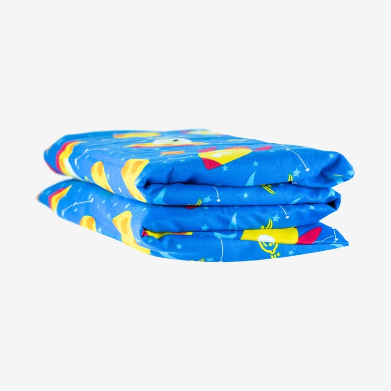KinderMat KinderMat Sheets - Full Nap Mat Washable Cover - Space Time - Regular  47"" x 22""  Great for Daycare & Family Households  - Image 3