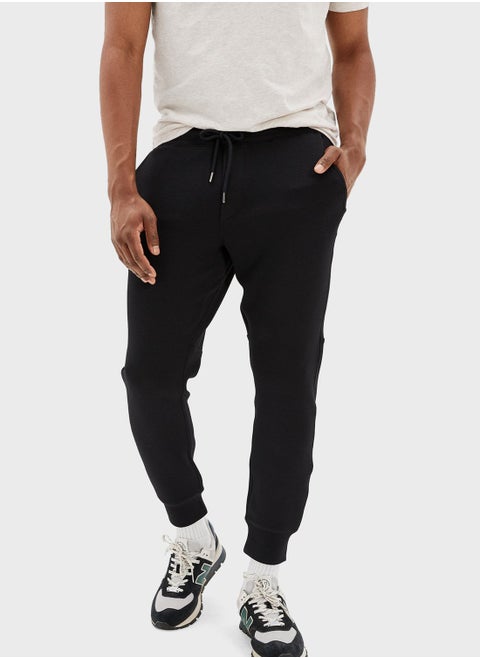 Drawstring Cuffed Sweatpants