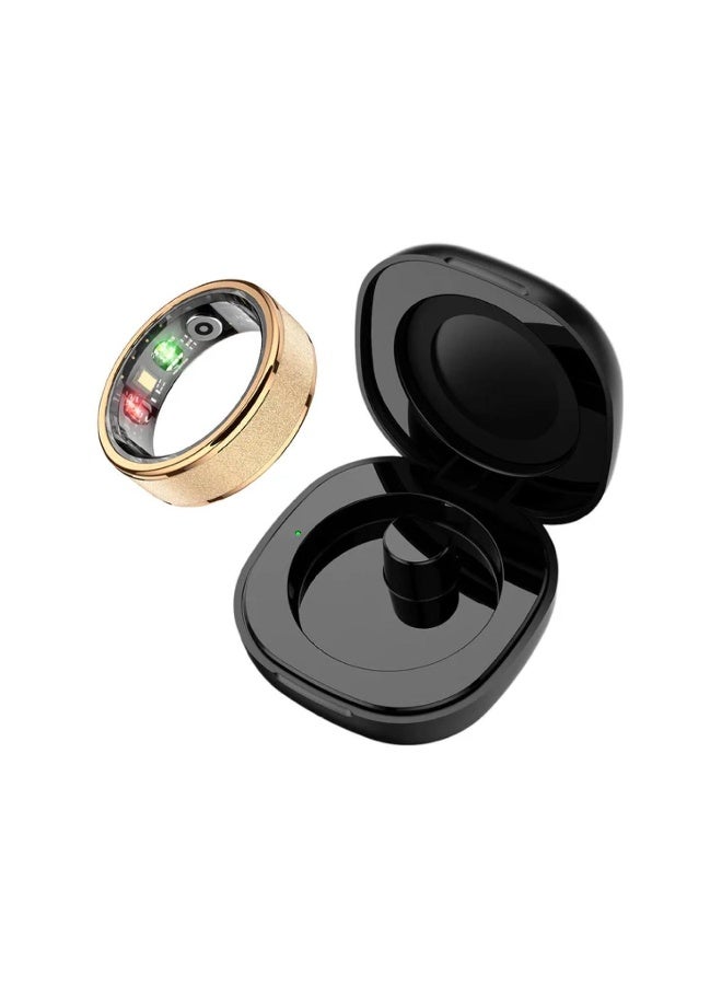 TCH Smart Ring IRing R10 - Health & Fitness Tracker for Men and Women, Sleep Monitoring, Heart Rate , Oxygen, Pressure, Stress Tracking, Waterproof, 7 Days Battery Life Family Care (Rose Gold 11) - Image 1
