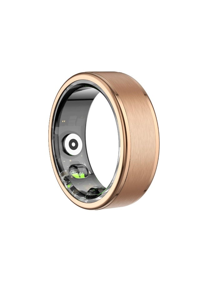TCH Smart Ring IRing R10 - Health & Fitness Tracker for Men and Women, Sleep Monitoring, Heart Rate , Oxygen, Pressure, Stress Tracking, Waterproof, 7 Days Battery Life Family Care (Rose Gold 11) - Image 2