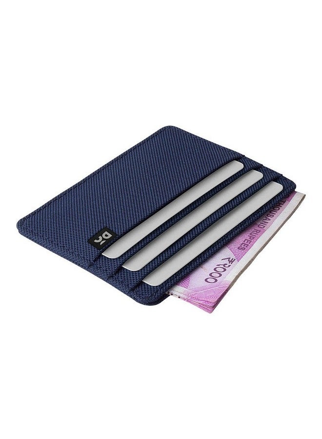 DailyObjects Slim Skinny Fit Card Wallet for Men and Women | Durable Ballistic Nylon Material | Credit/Debit Card Holder | 3 Slots for Cash Card & IDs | Stylish Pocket Purse | Money Organiser - Image 3