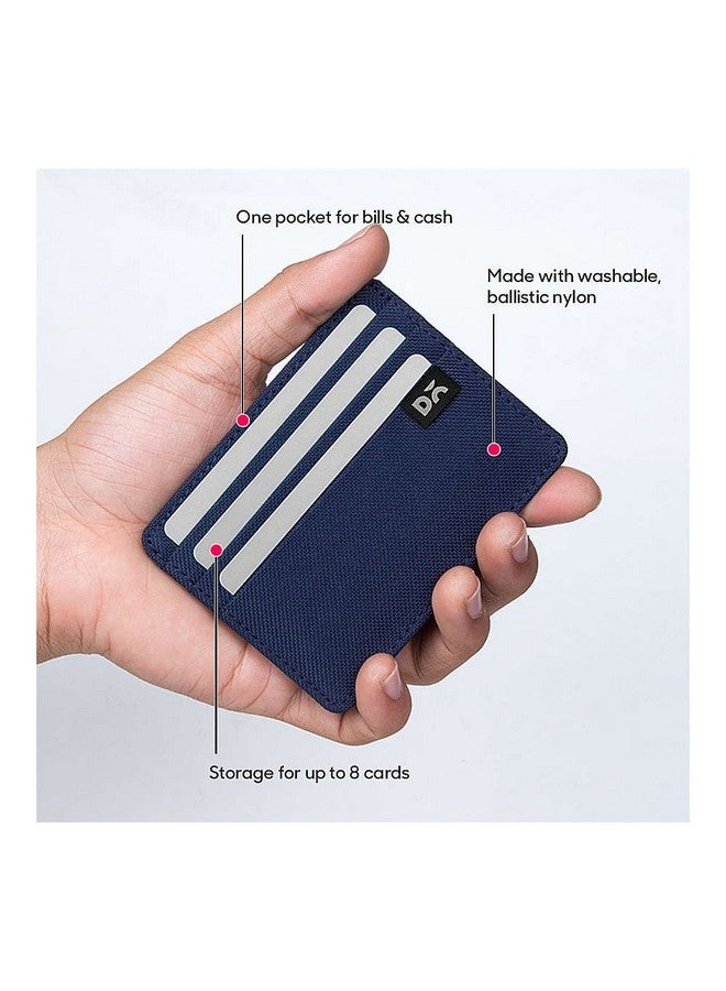 DailyObjects Slim Skinny Fit Card Wallet for Men and Women | Durable Ballistic Nylon Material | Credit/Debit Card Holder | 3 Slots for Cash Card & IDs | Stylish Pocket Purse | Money Organiser - Image 2