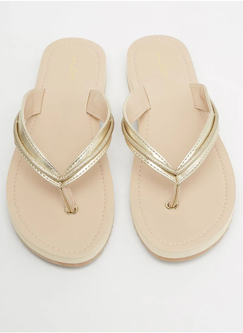 ALDO Casual Flip Flop Sandals Cream