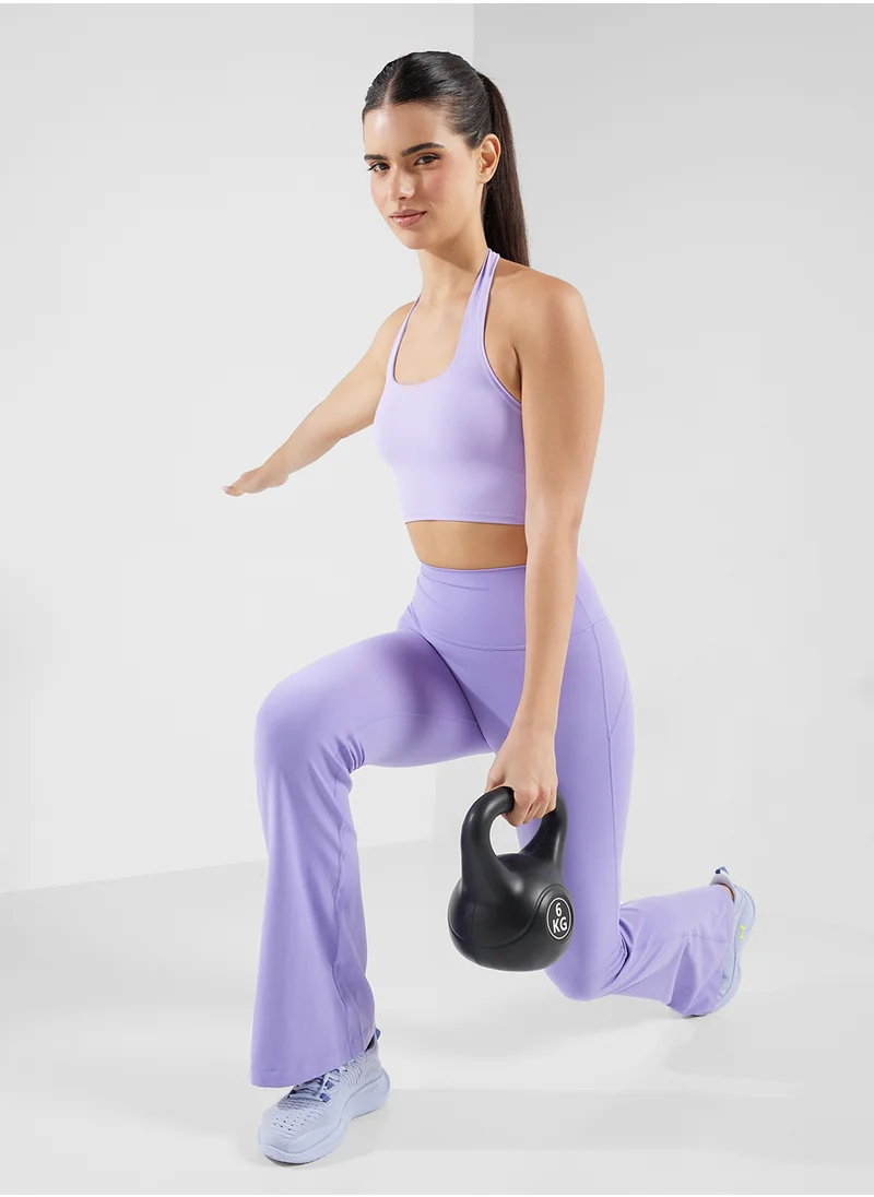 فورورد Halter Neck Ruched Back Sports Bra