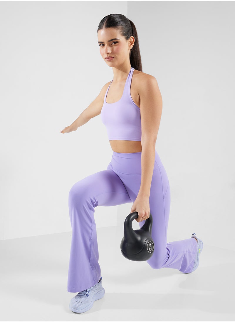 FRWD Halter Neck Ruched Back Sports Bra  - Image 4