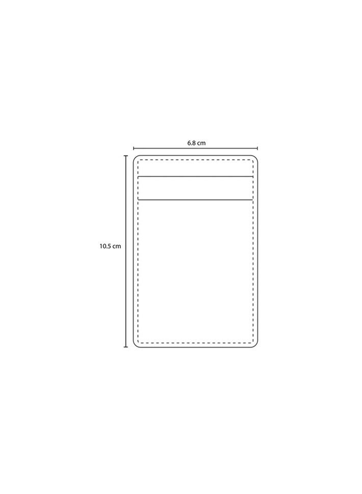 اجيرت حامل بطاقات عمل من الجلد الطبيعي  بتصميم رأسي - Image 4