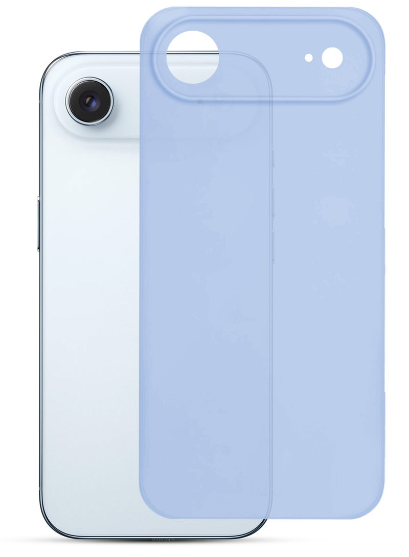 CATANES Air Skin Frosted Matte Case for iPhone 17 Air - Stylish Ultra Slim Back Cover - Light Blue - Image 1