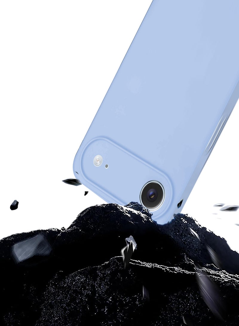 CATANES Air Skin Frosted Matte Case for iPhone 17 Air - Stylish Ultra Slim Back Cover - Light Blue - Image 5