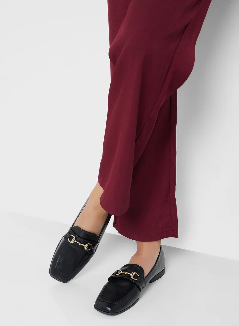 Pink Step Horsebit Loafer