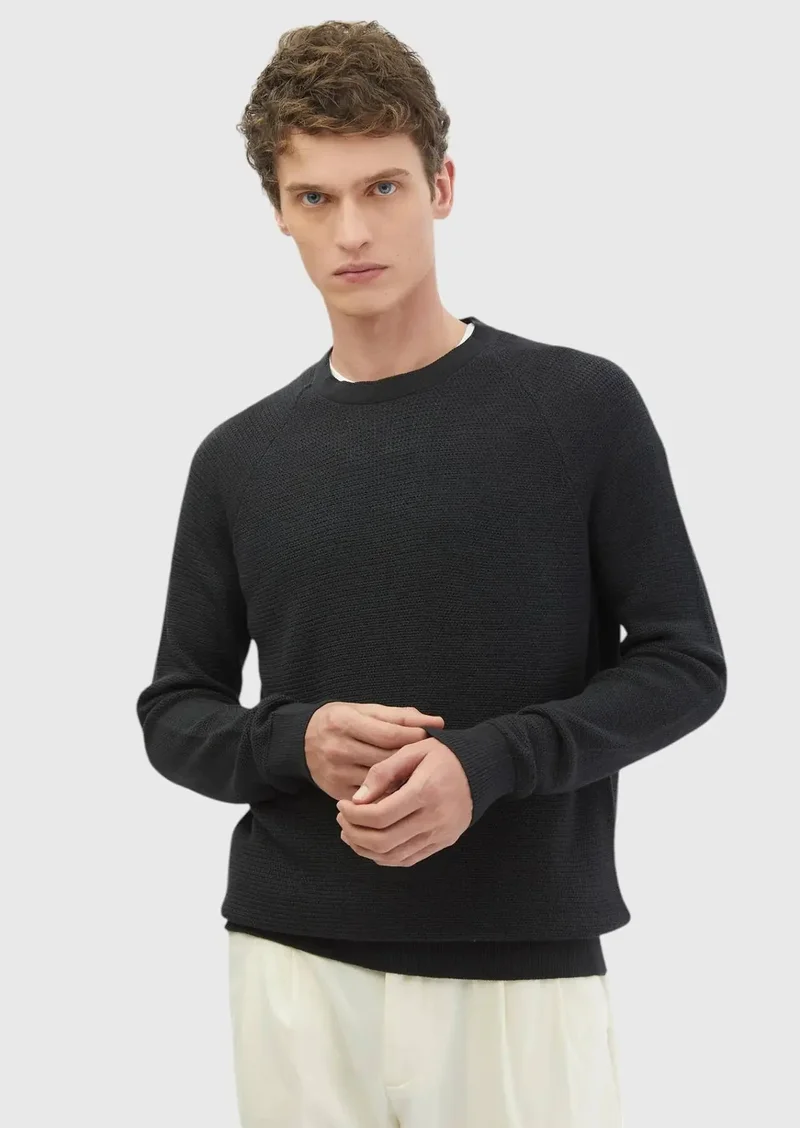 RAMSEY Hard Coal Knitwear Sweatshirt