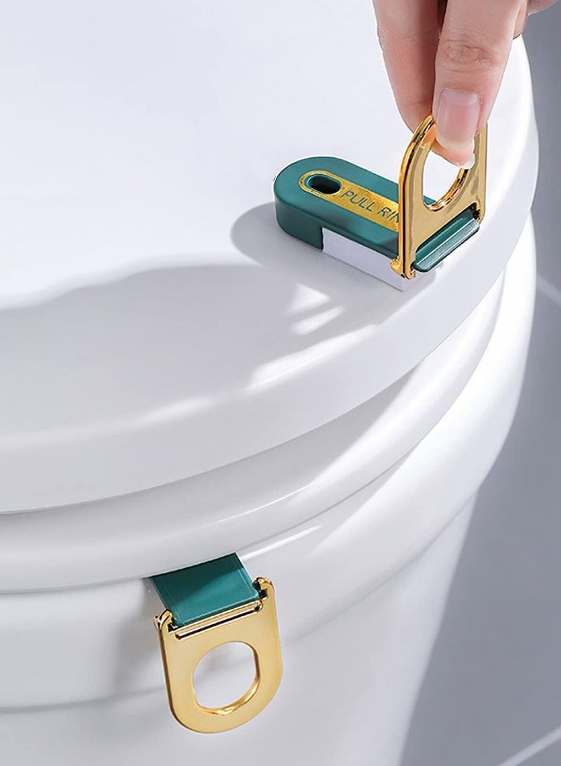 KASTWAVE رافعة مقعد المرحاض، عبوة من 4 رافعات لمقعد المرحاض لتجنب لمس غطاء المرحاض، مقبض رفع ملحقات الحمام للمنزل، المكتب، الفندق - Image 2