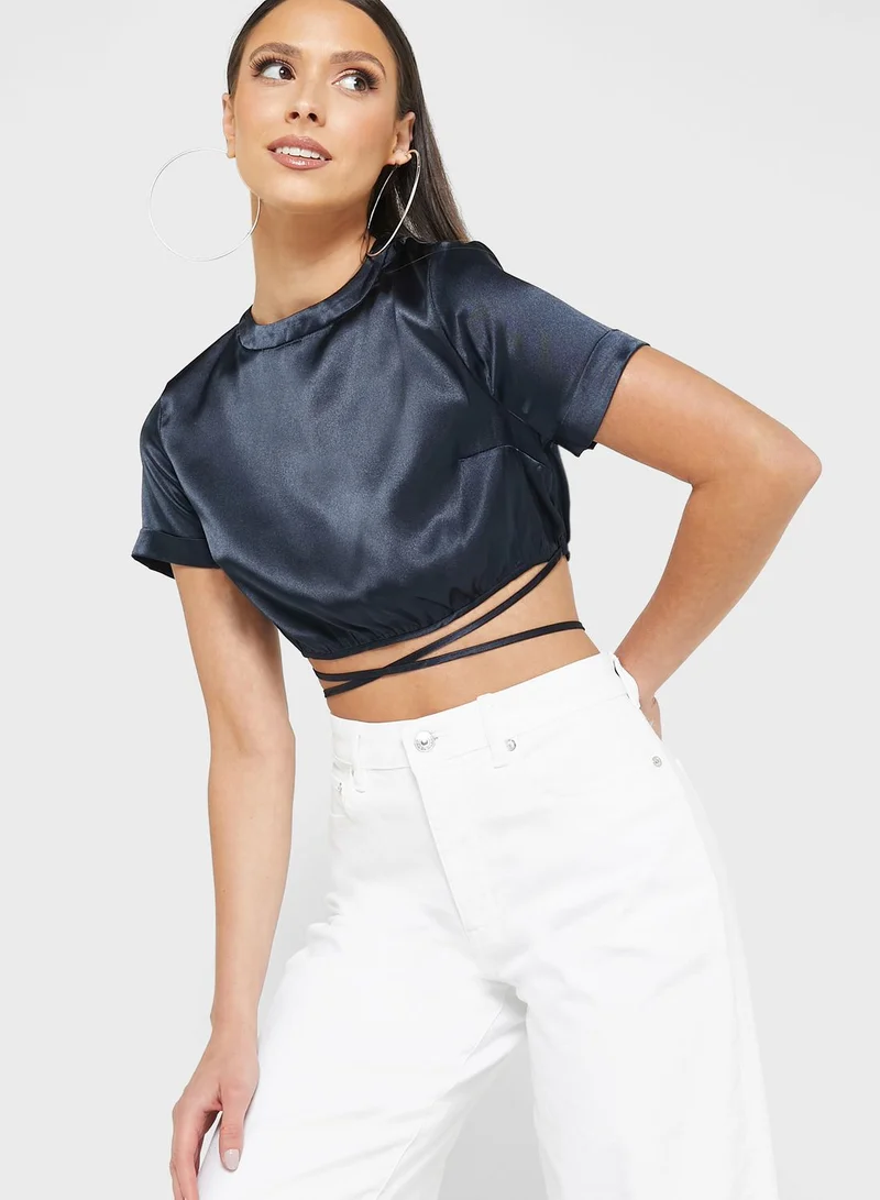 Topshop Tall Cropped Top