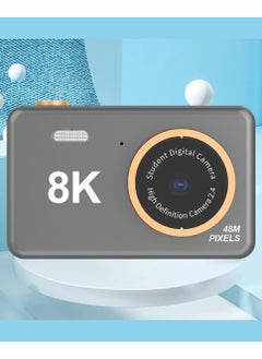 DIGI CORE Digital Camera For Kids Girls Boys Teens 48MP Kids Camera With 32GB SD Card Full HD 1080P Cameras Rechargeable Mini Camera Educational Toys Camera Kids Toys 2.4" HD Screen Kids Video Camera Grey  - Image 4