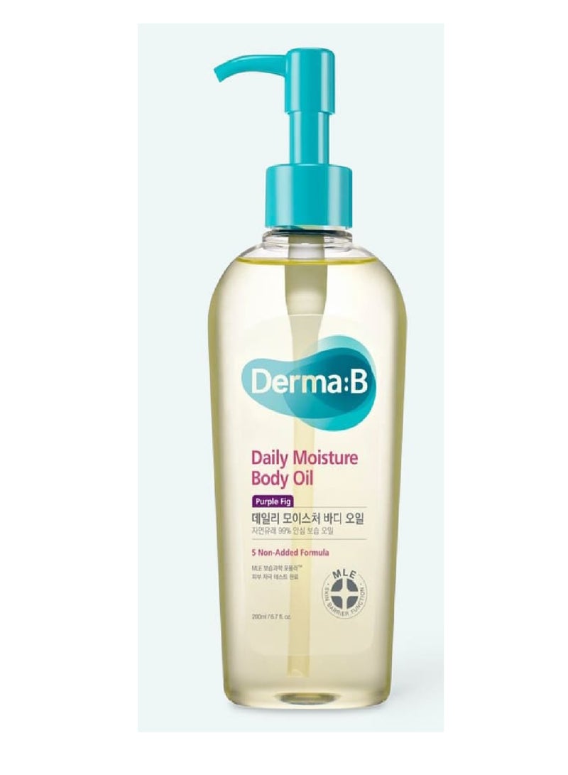 derma b Derma:B Daily Moisture Body Oil purple Fig 200ml 