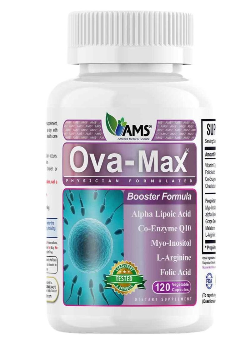 AMS - Ovamax Booster Formula 120 Capsules - Image 1