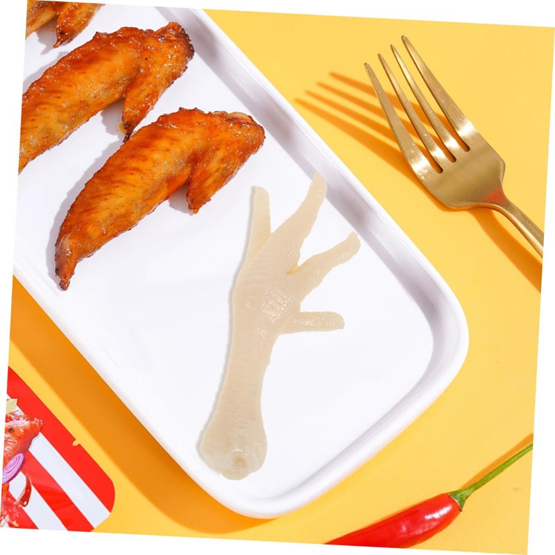 Realistic Simulated Chicken Feet 2Pcs For Display Photography Props - Image 5