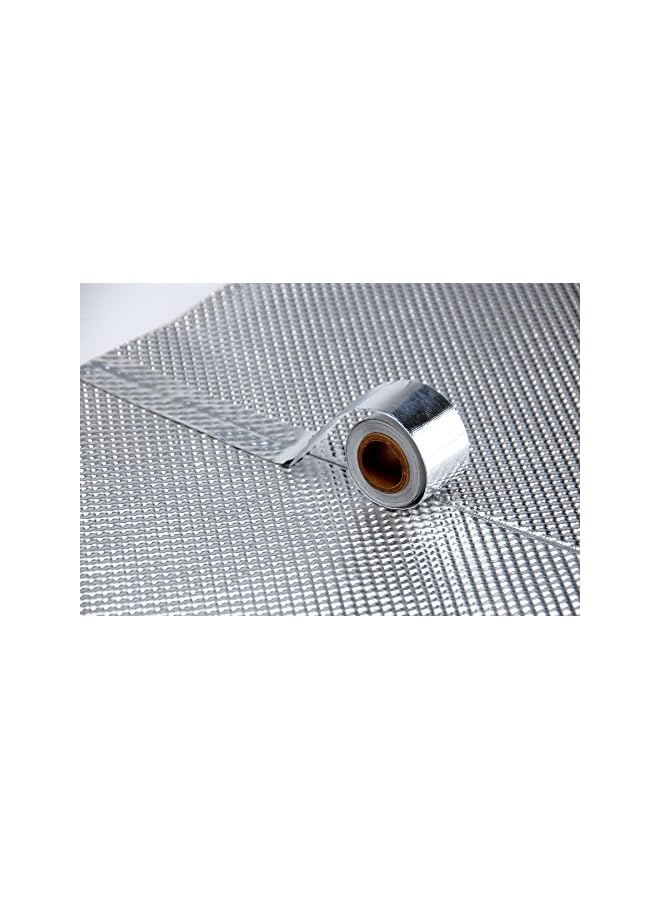 PROMASS promass 010408 Cool-Tape Self-Adhesive Heat Reflective Tape, 1.5" X 15' Roll, Silver  - Image 3