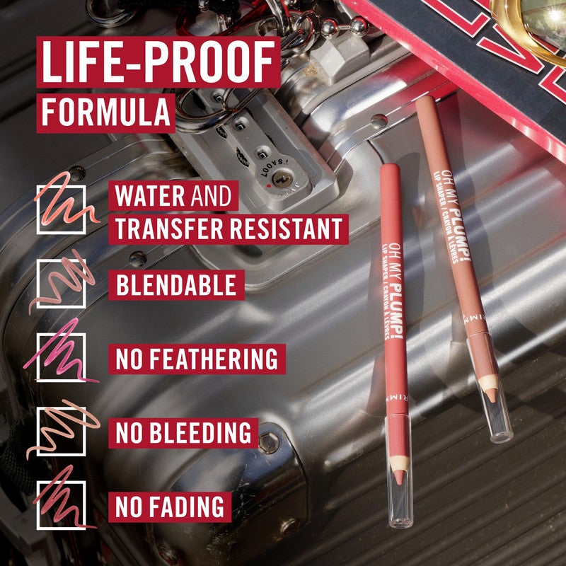 RIMMEL LONDON ريميل أوه ماي بلومب! محدد الشفاه - 050 - كافيه لاتيه، 1.2غ - Image 4