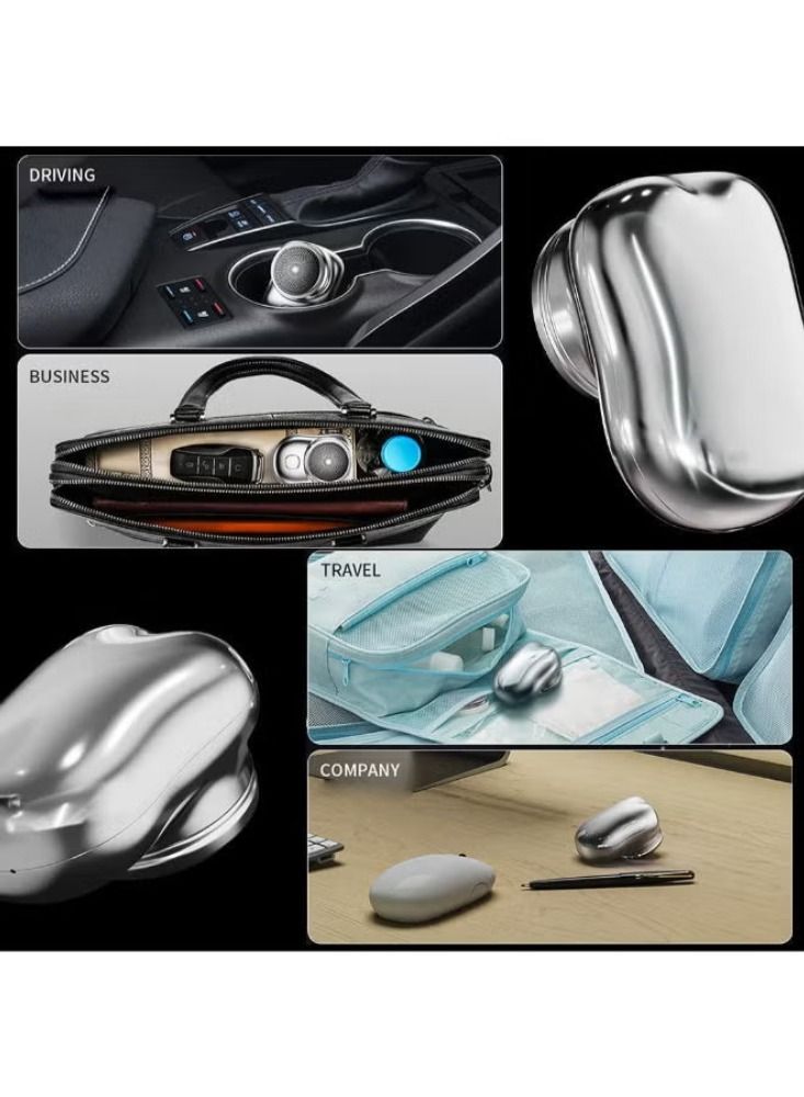 Dream Zone Mini Portable Electric Razor Shavers for Men Rechargeable Easy One Button Use Suitable for Home Car Travel - Image 3