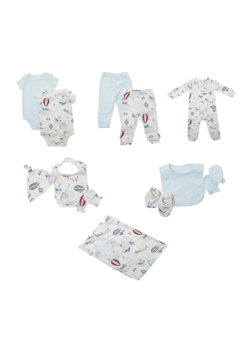Bambimici Bambimici -  Welcome Home Baby Set for Baby Boy Box of 12 - Multicolor