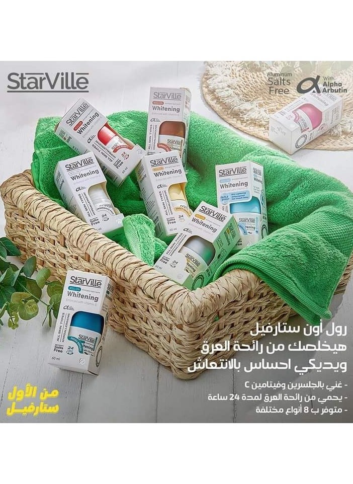 Starville Roll ON Whitening  Fresh Breeze 60ML