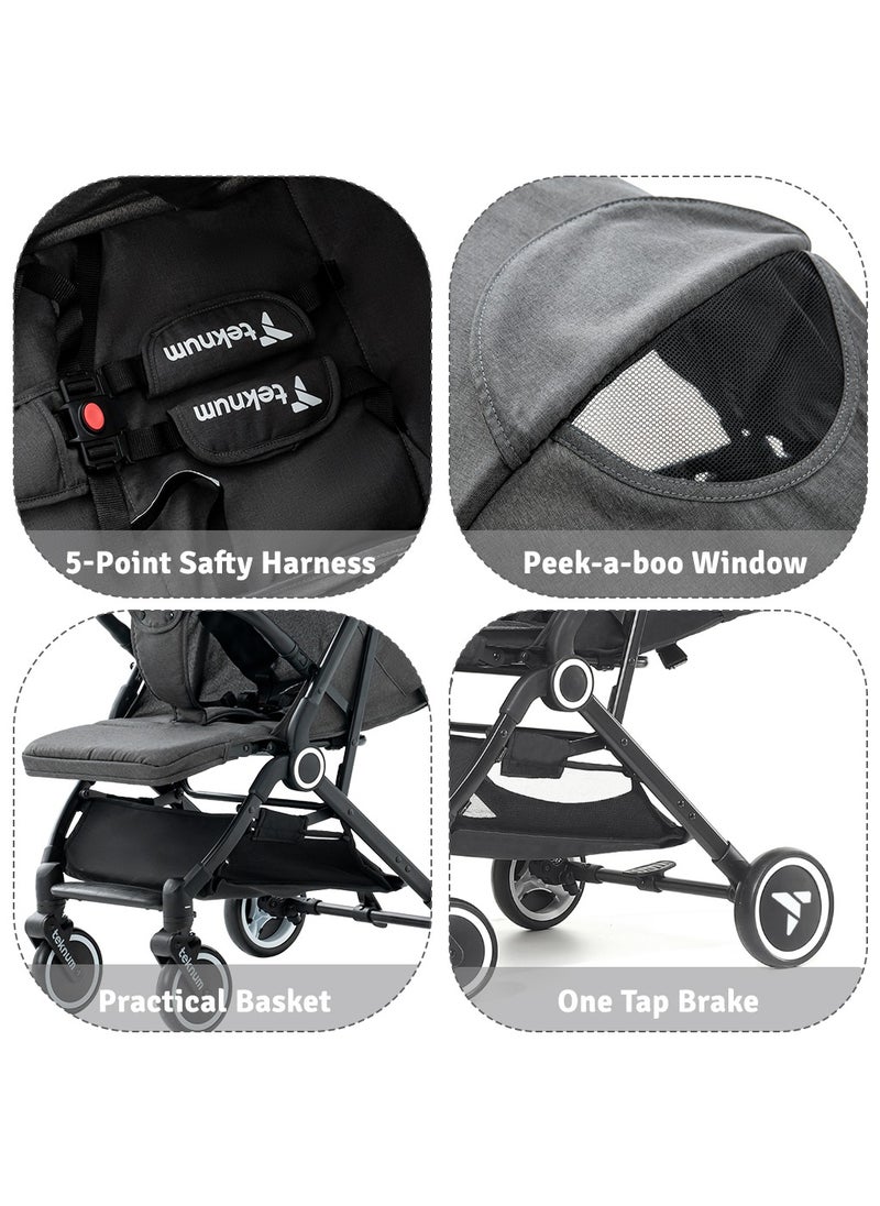 TEKNUM Travel Cabin Stroller with Coffee Cup Holder - Slate Grey - pzsku/ZB2F1BE26A036A4476BB5Z/45/_/1724239549/ea764f83-adf0-49e8-9417-3d19324b0481