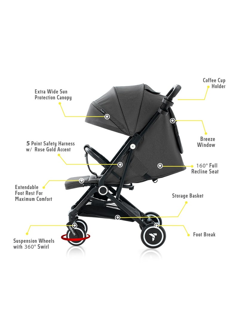 TEKNUM Travel Cabin Stroller with Coffee Cup Holder - Slate Grey - pzsku/ZB2F1BE26A036A4476BB5Z/45/_/1724239564/47faf4f6-bdf9-43a2-b9db-37ef9ebb3b40
