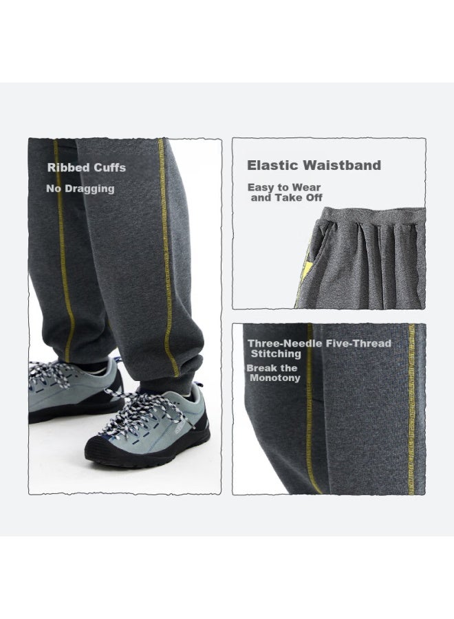 Mipo New Kids Spring Sports Pants Outdoor Casual Breathable Loose Jogger Pants Gray 140cm - Image 1