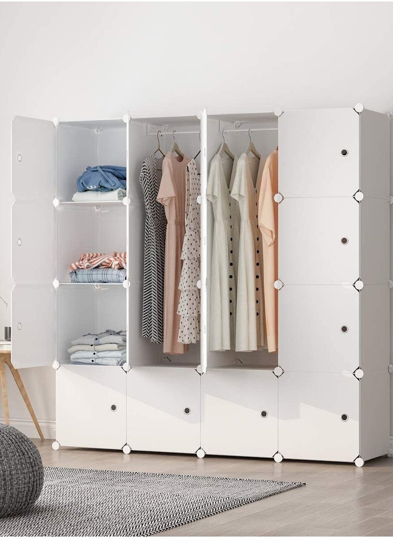 Generic - 16 cube , Open Storage Closet Wardrobe Dressers Salon Kids Partitions Shoe Rack Bedroom Home Wardrobe Closet Roupeiros Hotel Furniture - Image 1