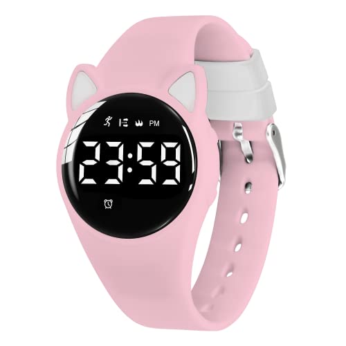 Kids Watches for Girls Boys Digital Sport Watch with Step Counter Pedometer Vibration Alarm Clock No App Waterproof Fitness Tracker Kids Watch Boys Girls Teens Students Ages 516