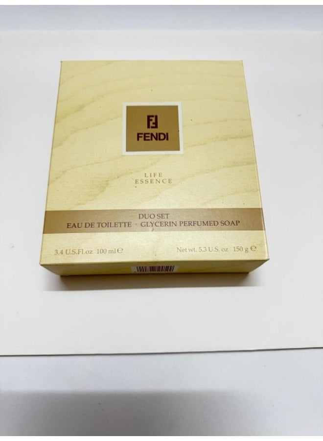 فيندي فندي لايف إيسنس طقم هدية أو دو تواليت 50 مل + مزيل عرق ستيك 75 مل أصلي مجموعة نادرة - Image 2