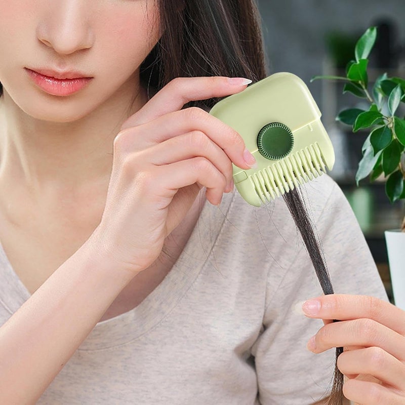 windforgecraft Pubic Hair Trimmer | Hair Cutting Tools for Women,2 in 1 Bangs Trimmer ABS Protective Cover, Dustproof Design Organizes Broken Hair and Cuts with Ease, Fixed Hair Borato - Image 2