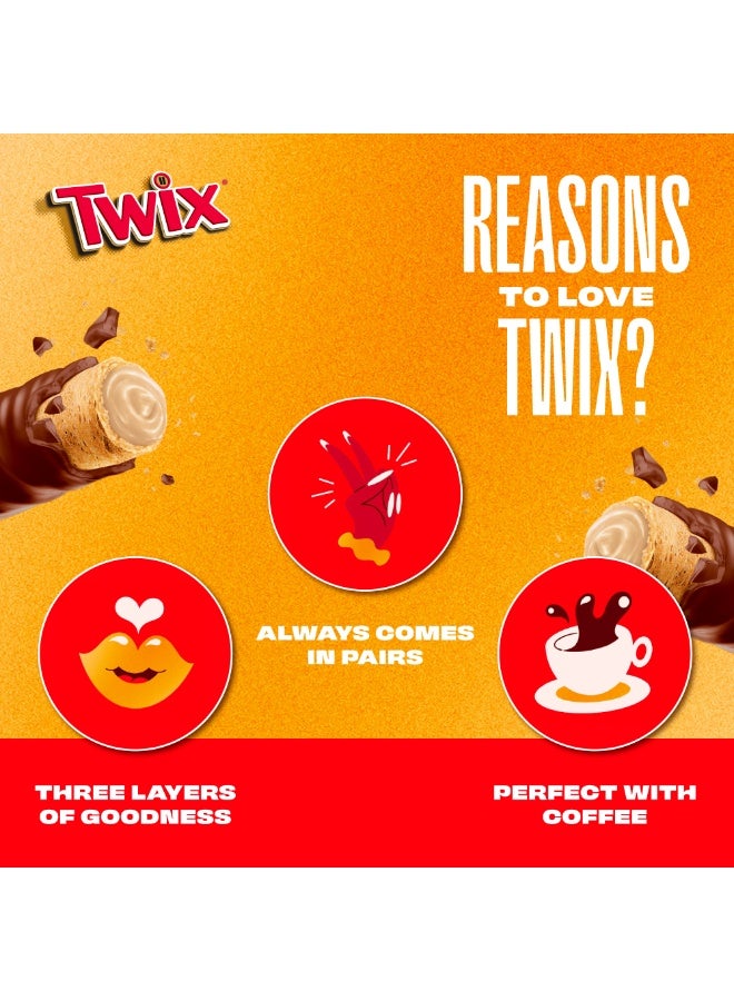 تويكس بسكويت وافر كراميل مغلف بالشوكولاتة 22.5جم - Image 4