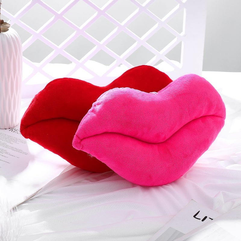 2pcs Lip Pillows Couch Bed Throw Pillows Bedroom Decoration Throw Pillows Plush Pillows for - Image 5