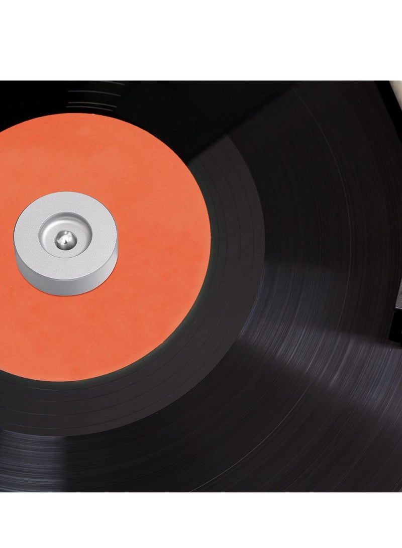 Captaintech Rpm Adapter, Fit 7 Inch Vinyl Record Players Technics Turntables Solid Aluminum Dome, Silver - Image 2