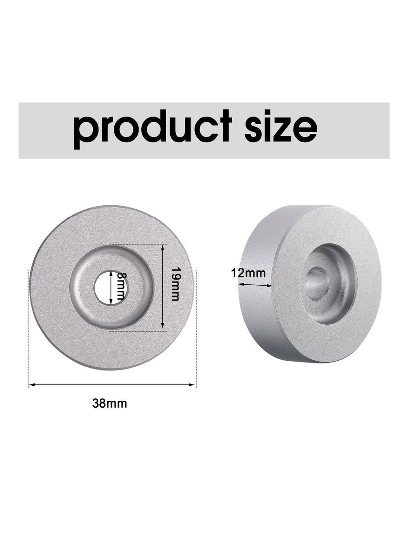 Captaintech Rpm Adapter, Fit 7 Inch Vinyl Record Players Technics Turntables Solid Aluminum Dome, Silver - Image 4