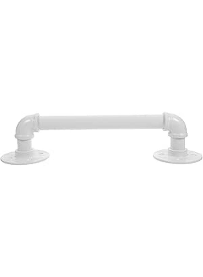 30cm White Black Metal Wall Mount Handrail For Indoor Stairs Non Slip Safety Support - Image 1
