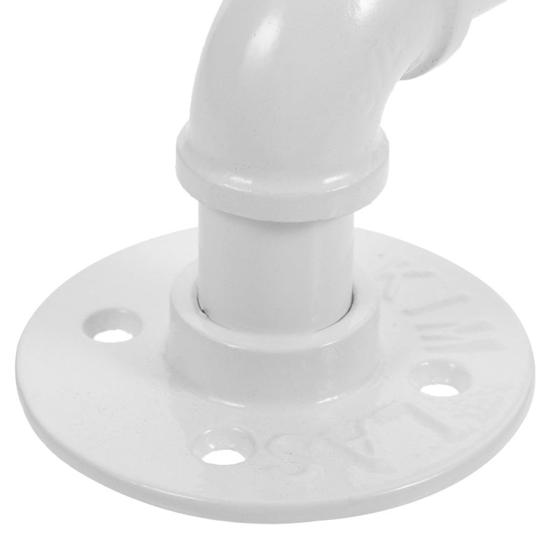 30cm White Black Metal Wall Mount Handrail For Indoor Stairs Non Slip Safety Support - Image 4