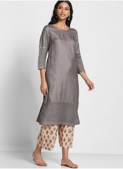 W High Waist Printed Pants  - Image 1