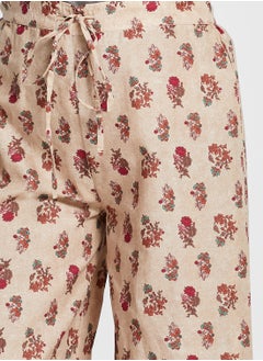 W High Waist Printed Pants  - Image 4
