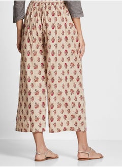 W High Waist Printed Pants  - Image 3