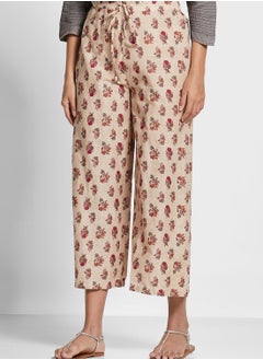 W High Waist Printed Pants  - Image 2