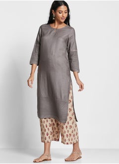 W High Waist Printed Pants  - Image 5