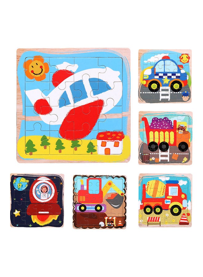 Cement Mixer Truck Jigsaw Puzzle Set - Image 2